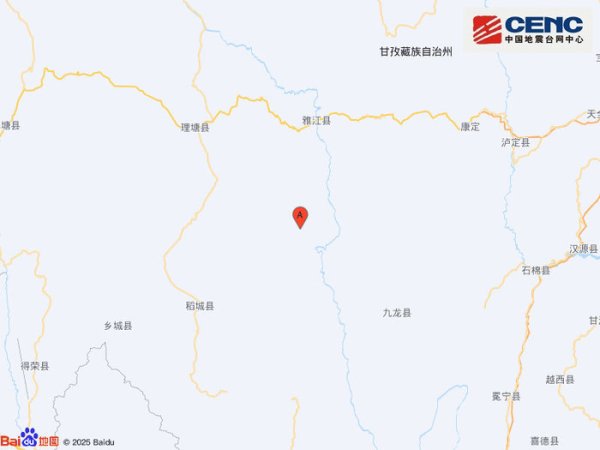 牛股动力 四川甘孜州雅江县附近发生3.2级左右地震